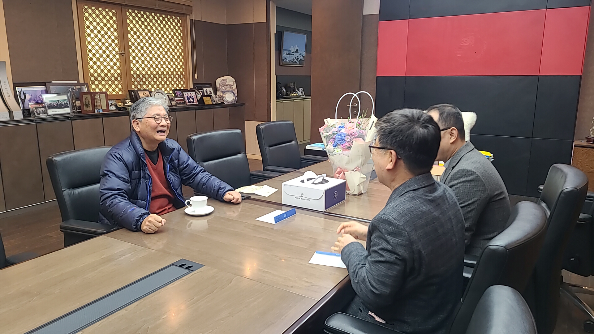 발전기금본부, (주)해성아이다 양영대 회장 예방 대표이미지